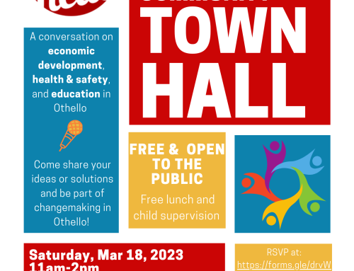 On Board Othello Town Hall – March 18, 2023!